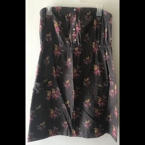 Brown flowered dress - Aerie - Large